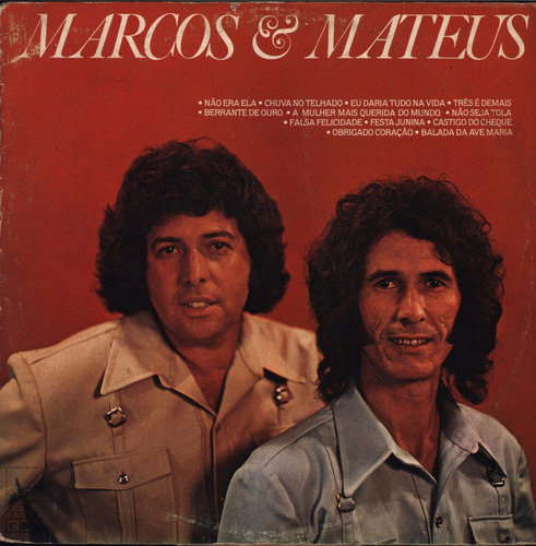 Lp Marcos & Mateus - Não Era Ela - Asa Branca 1980