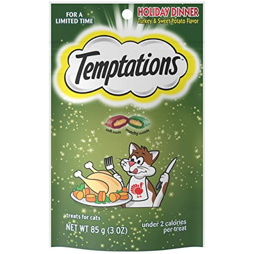 Premios Para Gatos, Sabor A Pavo Y Batata, Bolsa De 3 Oz