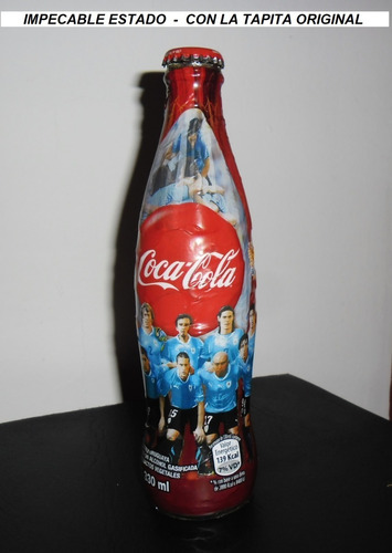 Botella Coca Cola Copa America 2011 Con Tapa Original