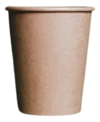 Vaso Polipapel Madera Kraft 12oz 350ml X 600 Un