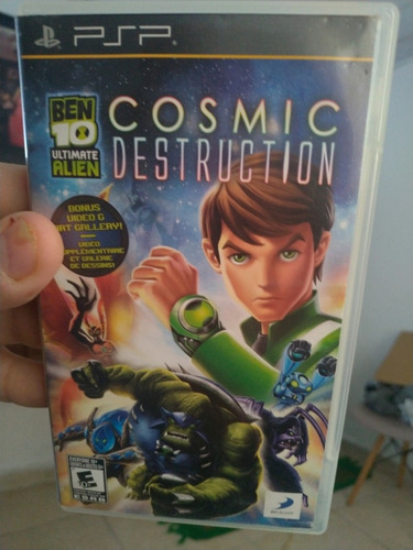 Jogo Psp Umd Ben 10 Cosmic Destruction Impecavel Completo (Usado)