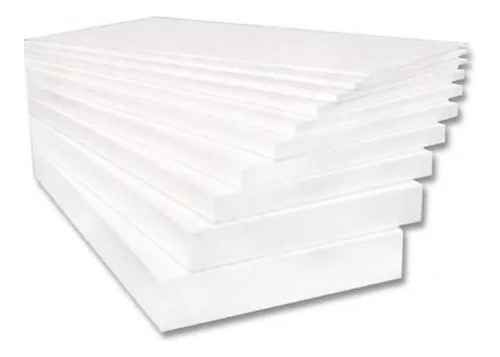 Placa De Poliestireno Blanco 122 X 61 X 5 Cm