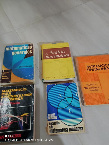 Libros Varios De Matematicas