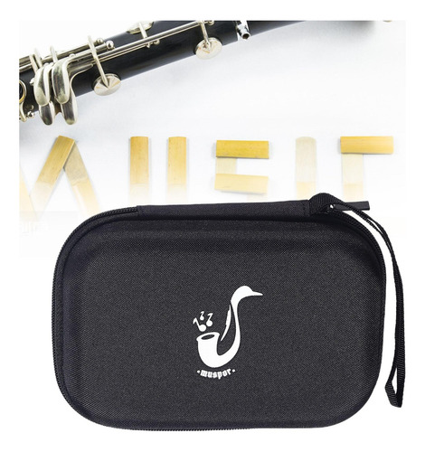 Estuche De Transporte Para Cañas De Saxofón, Negro