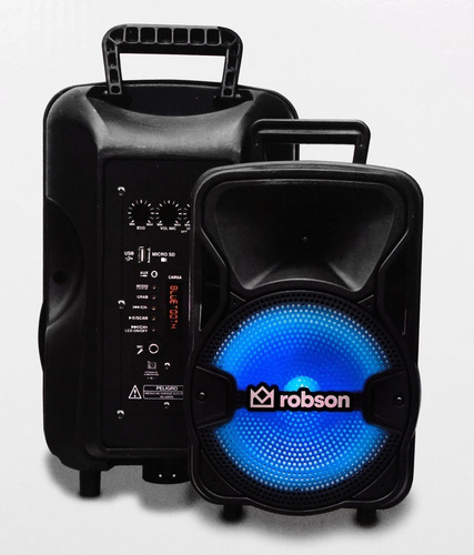 Bafle 8 Pul Iluminacion Led Rgb Con Bluetoohn Recargable