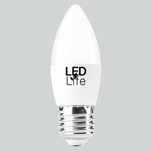 Lampara / Bombita Led Vela Luz Calida Pase E27 5w I Nido