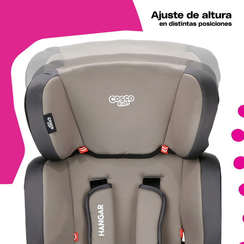 Autoasiento Cosco Hangar Gris Hangar Gris