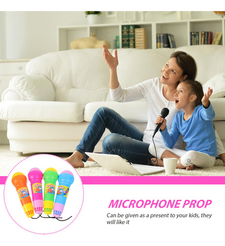 4 Micrófonos Echo Para Niños Echo Mic Lightweight Music