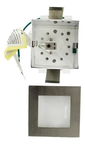 Plafon Empotrado Techo Led Decorativo Tecnolite Color Gris