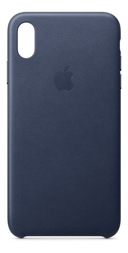 Capa Apple Mrw92 Capa de silicone azul meia-noite para iPhone XS