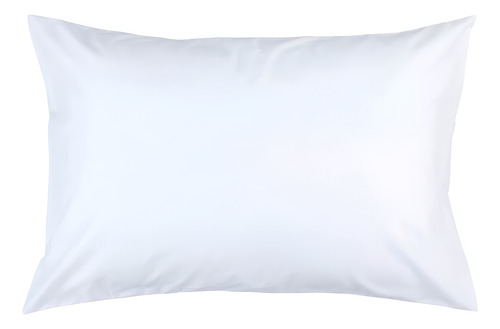 Almohada Simil Pluma Ecodown Algodon 100% 50x70 233 Hilos Color Blanco