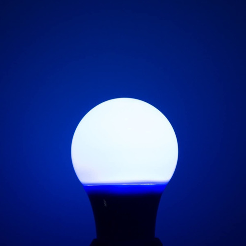 Bombilla Jandcase A19 Azul De Luz Led, 40w Equivalente, 5w,