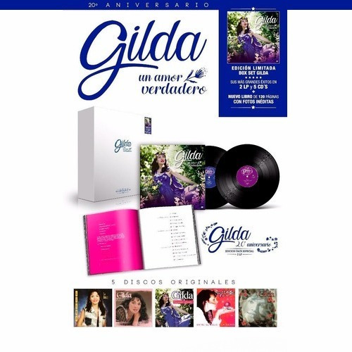 Gilda - Un Amor Verdadero 2lps+5cds Boxset