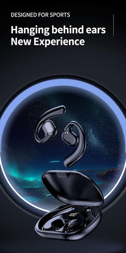 Auriculares Abiertos Con Clip De Oreja Para Conducción Ósea,