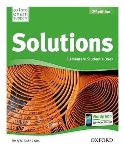 Solutions Elementary - Student`s 2nd Edition - Ed. Oxford