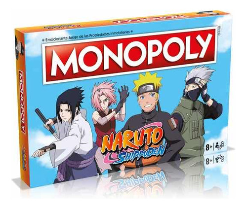 Monopoly Naruto Shippuden - Nuevo Y Sellado Edición Español