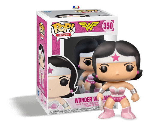 Wonder Woman Rosa Funko Pop Cancer Mama Mujer Maravilla Cf