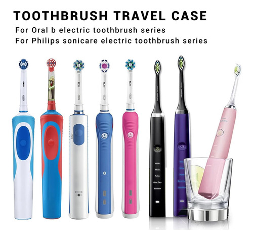 Cepillo De Dientes Eléctrico Estuche De Viaje Con...