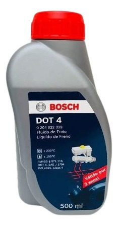 Fluído De Freio Bosch Dot4 Para Nissan Tiida
