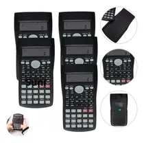 Comprar Kit 5 Calculadoras Científica 240 Funções Digitos Com Capa