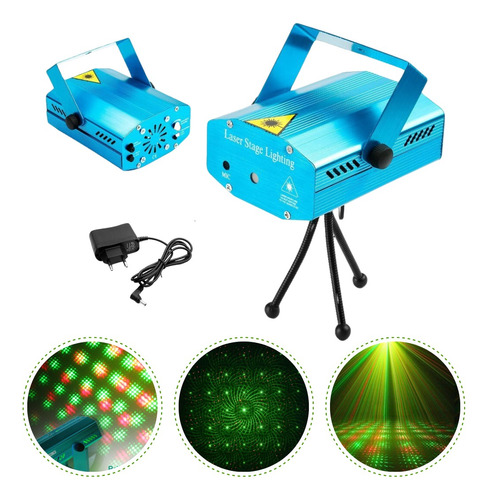 Laser Lluvia Multipunto Luces Profesional Fiesta Noche Color