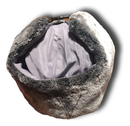 Sombrero Ejército Soviético Soldado Ruso Ushanka Ww2 Gris Unico Estrella Roja