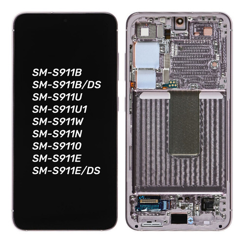 Tela Amoled Com Moldura Para Samsung S23 Sm-s911b S911