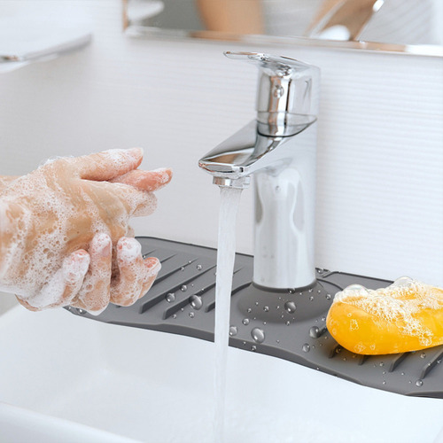 El Agua Del Grifo I Almofada De Secagem De Silicone I Faucet