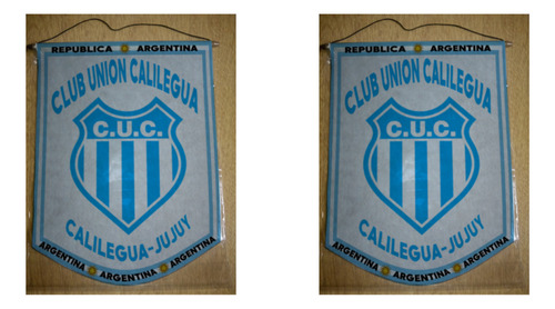 Banderin Grande 40cm Club Union Calilegua Jujuy
