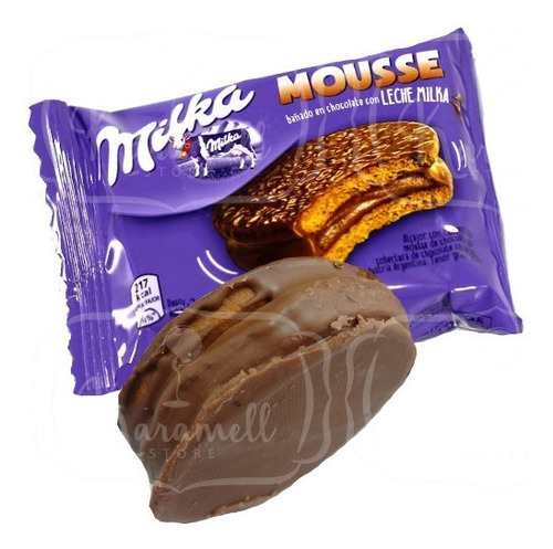 Milka Mousse - Alfajor Recheado Com Mousse De Chocolate - Im