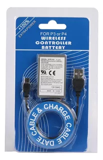 Bateria Para Mando De Ps4 V1 Conector Pequeño Inc Cable