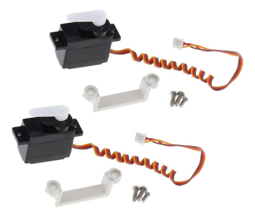 2x Rc Duradero, Cuadricóptero, Motor , Servo De Timón Para