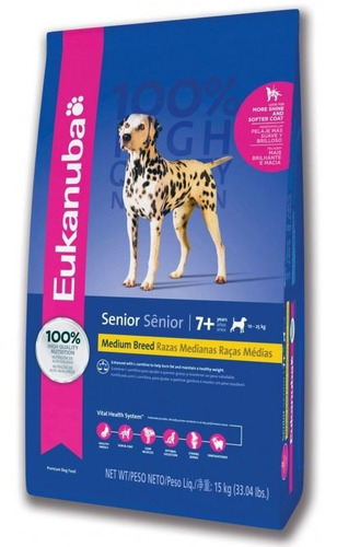 Eukanuba Adulto Senior 15kg + Salsa Y Envío S/cargo *