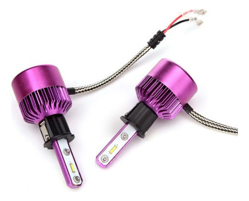 2 X H3 Led Drl Linterna Kit Coche Bombilla Lámpara Baja De L