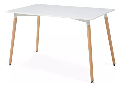 Mesa De Comedor Eames Rectangular 120x80