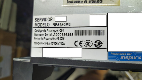 Imagen 2 de 2 de Inspur Nf5280m3 Rack Server Cloud/dc/big Data