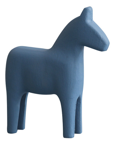 Elegante Adorno Para Casa Modelo Caballo De Madera