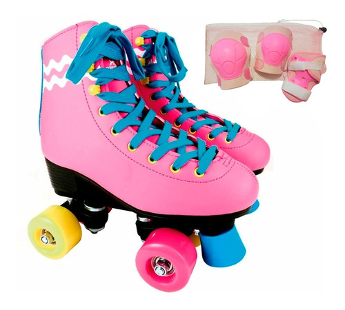 Patines 4 Ruedas Calidad Con Protecciones Y Envio Gratis