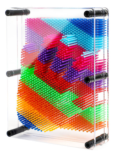 Pin Art Toy Enjsd 3d For Kids Age 3+ Years Old Red