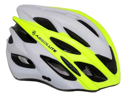 Capacete De Ciclismo Mtb Absolute Wild Tamanho G Branco/amar