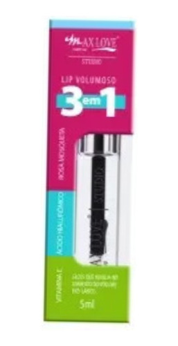 Gloss Labial Lip Volumoso 3 Em 1 Max Love - Lip Gloss