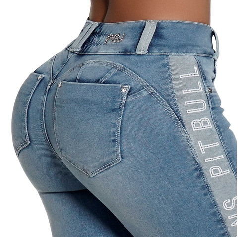 Calça Pitbull Pit Bull Jeans Feminina C/ Bojo Modela Bumbum