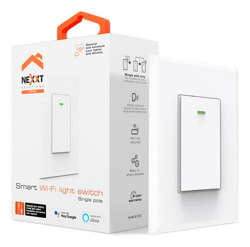 Interruptor Inteligente Wi-fi Nexxt Solutions Nhe-s100