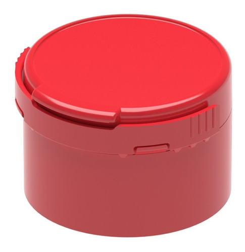 Imagen 1 de 4 de Tapa Para Envases De Alimentos (presión) 24mm Rojo 4000 Uni