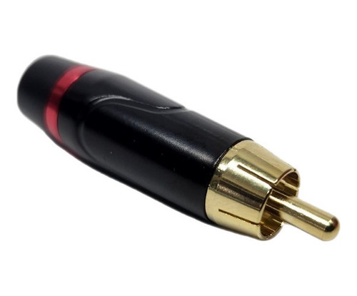 Conector Rca Macho Ficha Rca Metal A Cable Arwen Rca-ae-nr