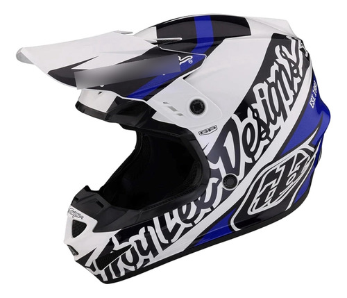 Casco Para Moto Troy Lee Designs Gp Slice Talla M Color Negr