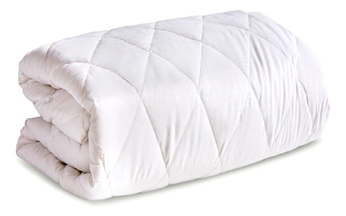 Protector De Colchon Amtex Linea Oro 90x190x35cm. Blanco