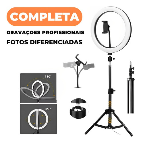 Iluminador Ring Light Ring Light Led Right Light Tripe