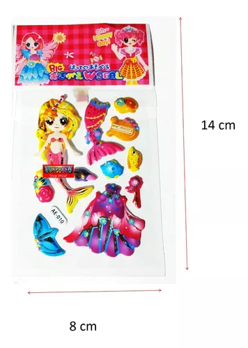 40 Muñeca Sticker Juguete Niña Piñata Bolo Premio Infantil