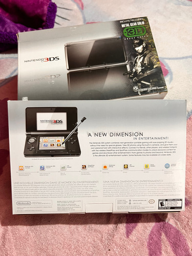 Nintendo 3ds Old Edición Metal Gear Solid Negro (Usado)